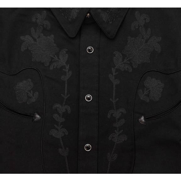復刻 RODEO SHIRT Embroidered Western 西部襯衫 刺繡 音樂家系列 羊毛料 MUSICI-細節圖4