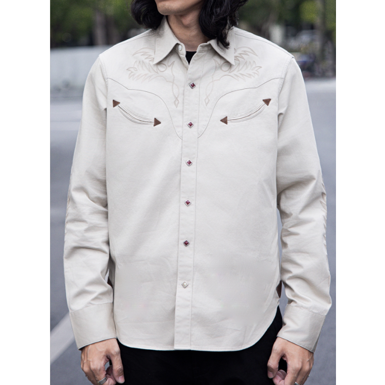 復刻 1940S RODEO Embroidered Western 西部襯衫 刺繡 音樂家系列  MUSICIAN-細節圖6