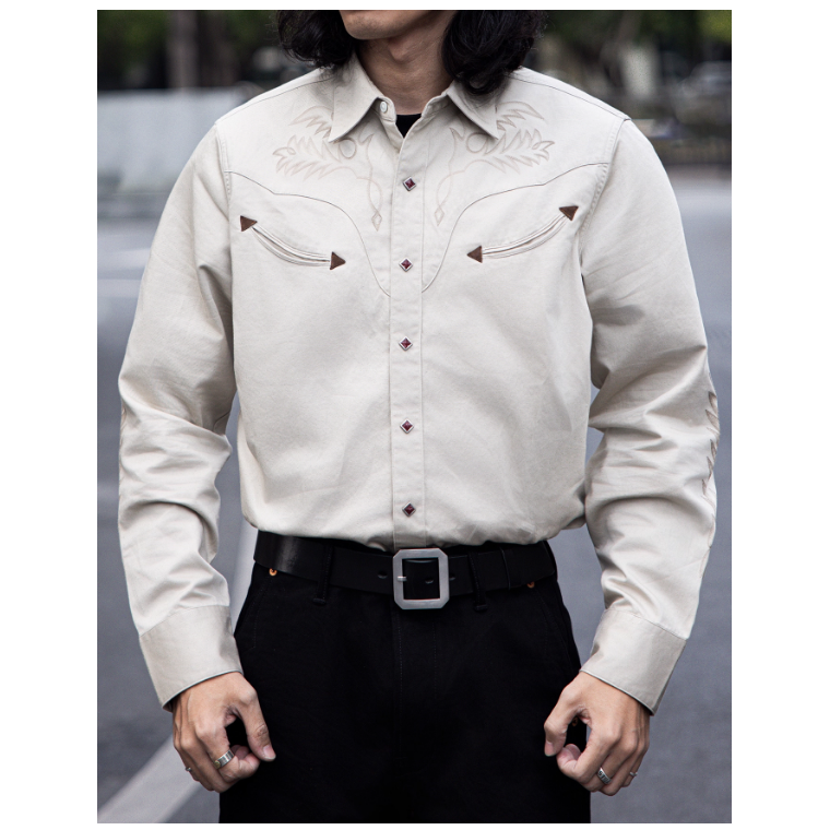 復刻 1940S RODEO Embroidered Western 西部襯衫 刺繡 音樂家系列  MUSICIAN-細節圖7