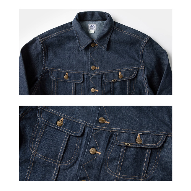 復刻 70 年代騎士夾克 NON STOCK 101-J＂RIDER＂  騎士夾克13.5oz 左斜紋 合身剪裁-細節圖5