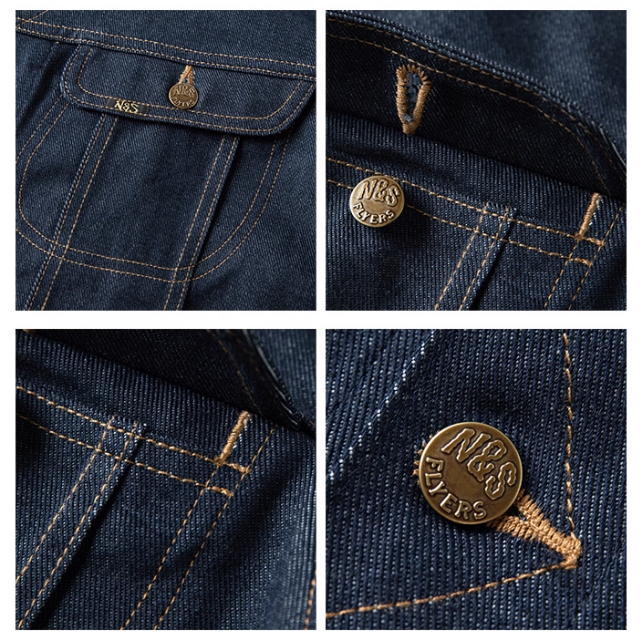 復刻 70 年代騎士夾克 NON STOCK 101-J＂RIDER＂  騎士夾克13.5oz 左斜紋 合身剪裁-細節圖10