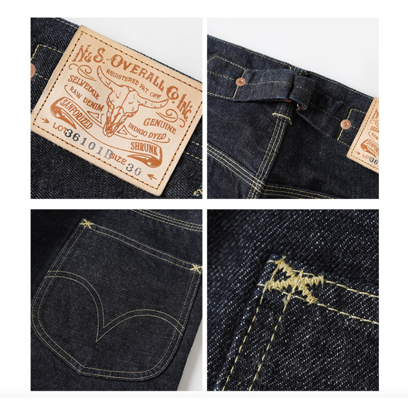 NON STOCK 101 B 1936 Model Cowboy Selvedge Denim Jeans  丹寧-細節圖7