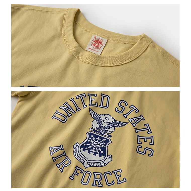 Non Stock 美式復古T-SHIRT AIR FORCE 圓領杉 短袖 T-SHIRT-細節圖7