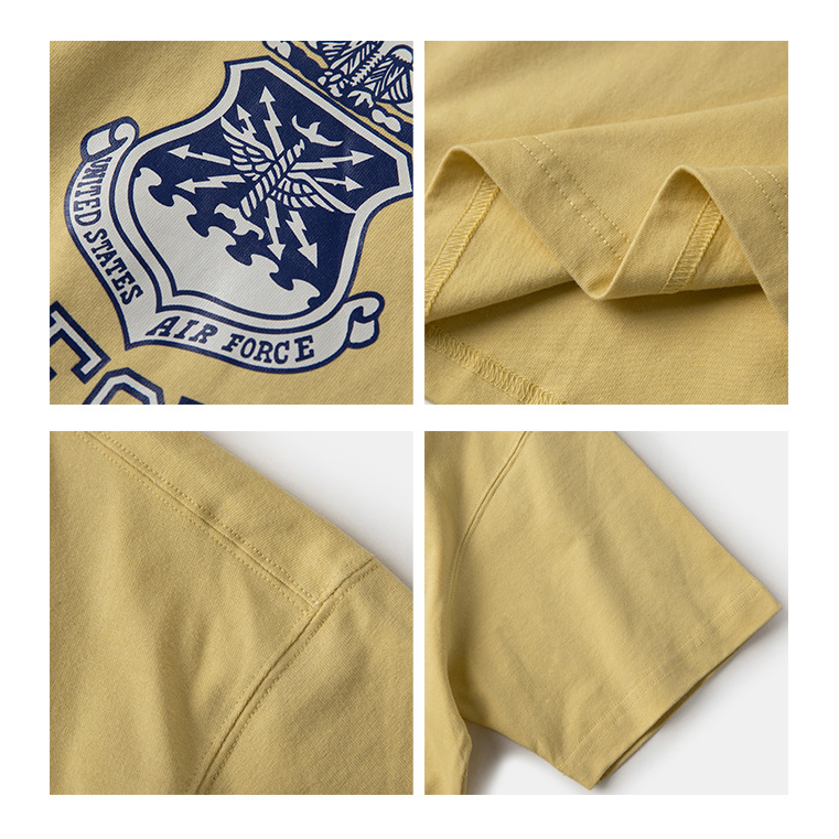 Non Stock 美式復古T-SHIRT AIR FORCE 圓領杉 短袖 T-SHIRT-細節圖8