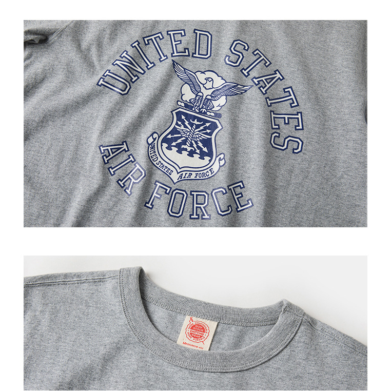 Non Stock 美式復古T-SHIRT AIR FORCE 圓領杉 短袖 T-SHIRT-細節圖9