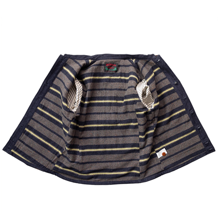 1930s 牛仔大衣 Indigo Melton Woo “Viva la Revolución”系列 夾克 camp-細節圖8