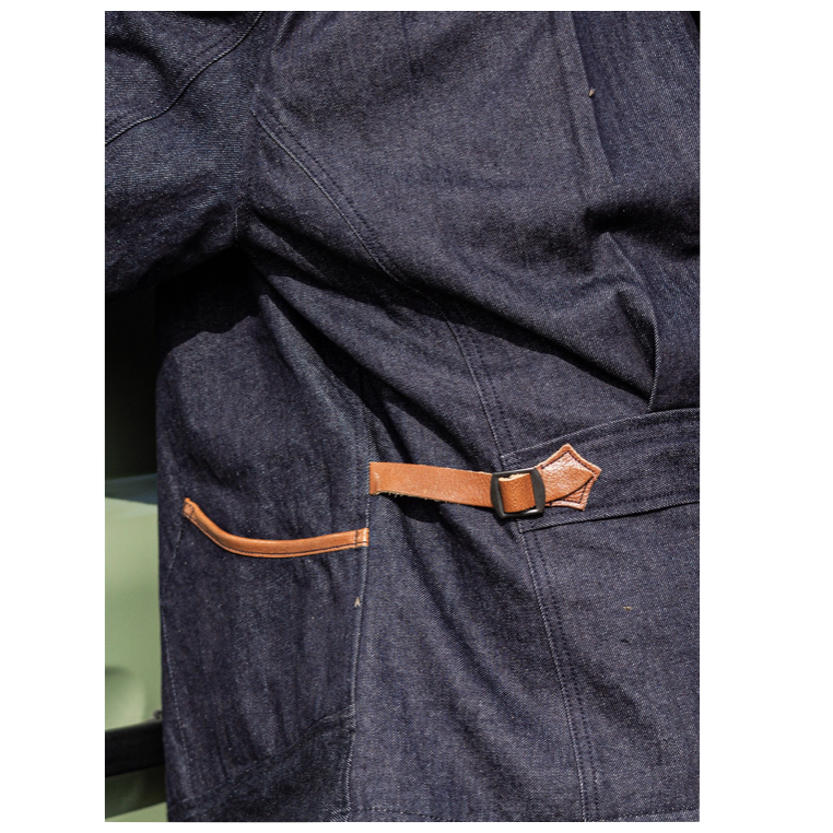 1930s 牛仔大衣 Indigo Melton Woo “Viva la Revolución”系列 夾克 camp-細節圖9