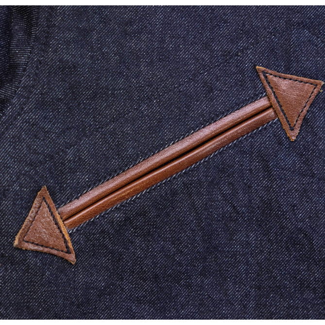 1930s 牛仔大衣 Indigo Melton Woo “Viva la Revolución”系列 夾克 camp-細節圖11