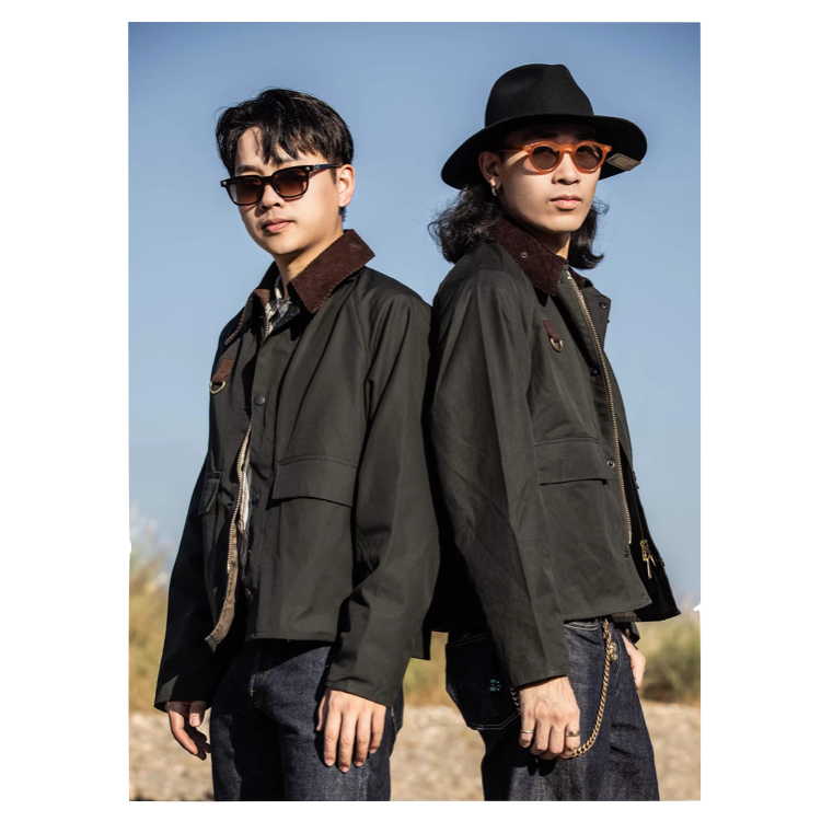 復刻BBR SPEY WAXED JACKET 油蠟布夾克 釣魚外套 秋冬大衣-細節圖3