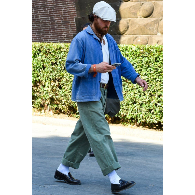 古董501最好的搭檔 S1000 55501 47501 Loafer 固特異樂福鞋 BLACK LOAFER-細節圖6