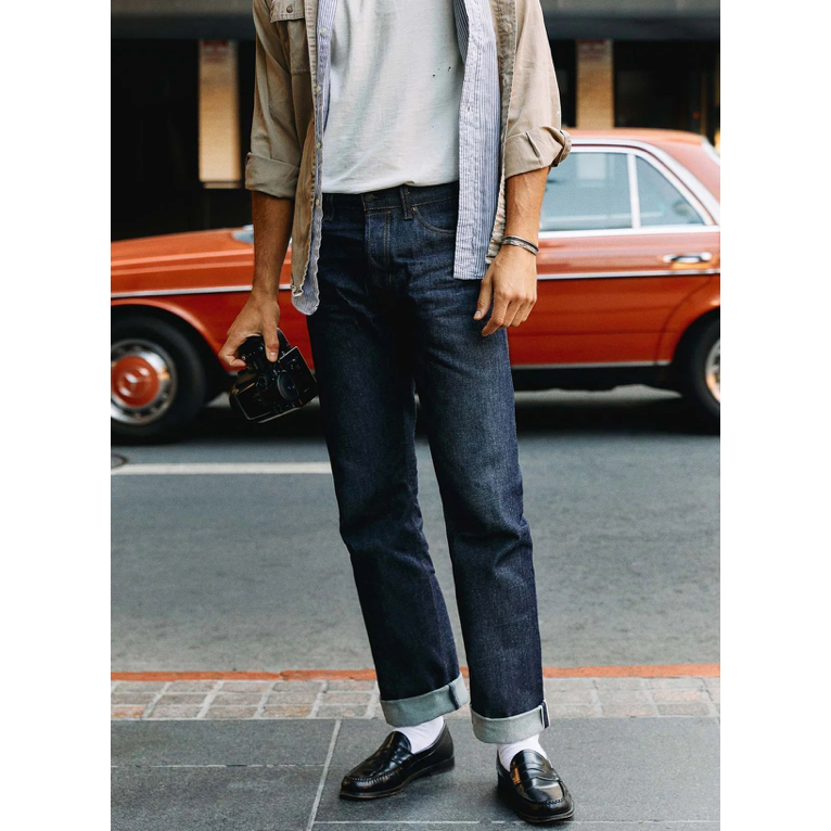 古董501最好的搭檔 S1000 55501 47501 Loafer 固特異樂福鞋 BLACK LOAFER-細節圖8