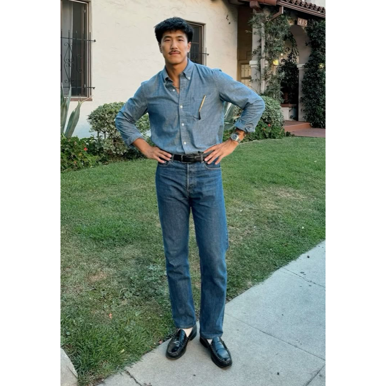 古董501最好的搭檔 S1000 55501 47501 Loafer 固特異樂福鞋 BLACK LOAFER-細節圖9