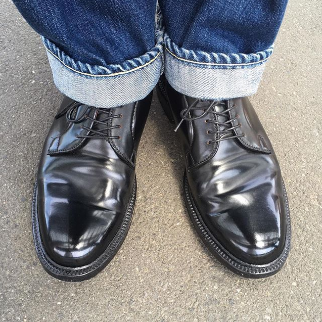 牛仔穿搭 Patent Leather Derby 皮鞋 德比鞋 BLACK 正裝皮鞋 增高 厚底-細節圖3