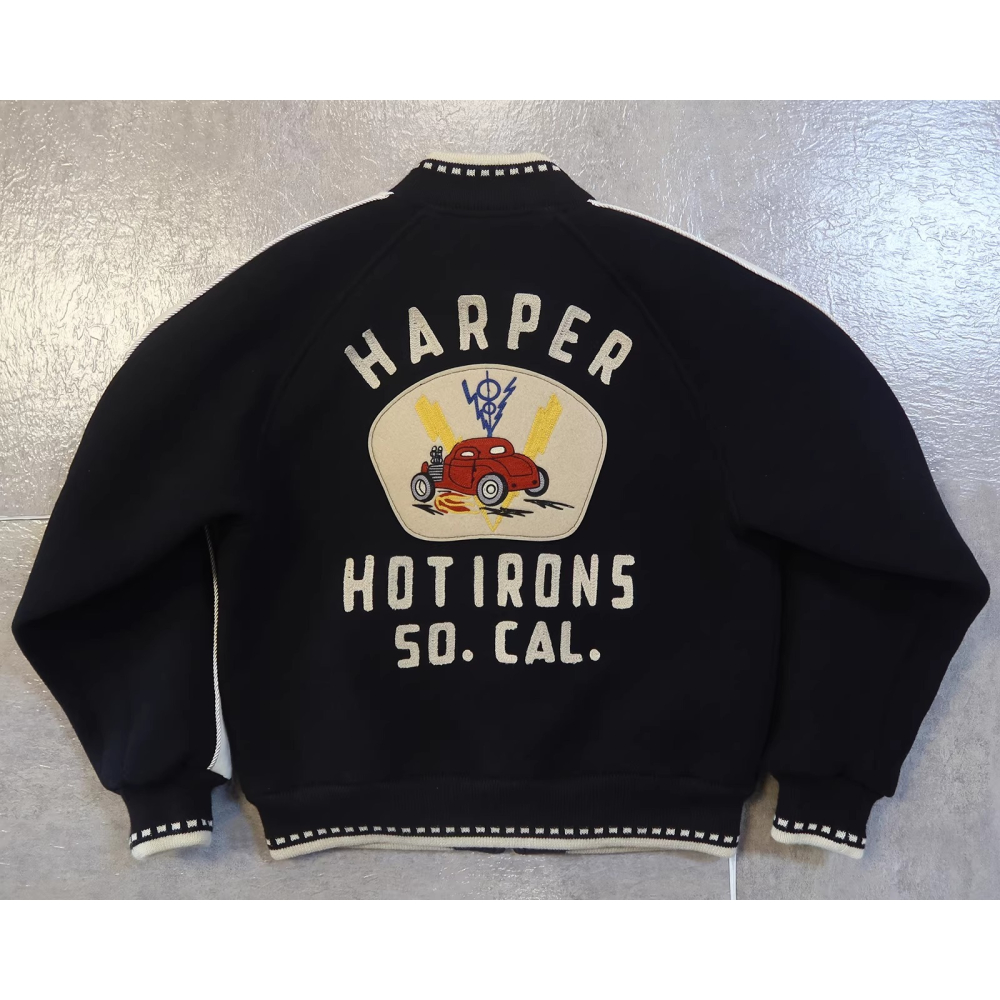 40S “Harper Hot Irons＂ Speed Bug Jacket 超速夾克 羊毛混紡 騎士外套-細節圖4
