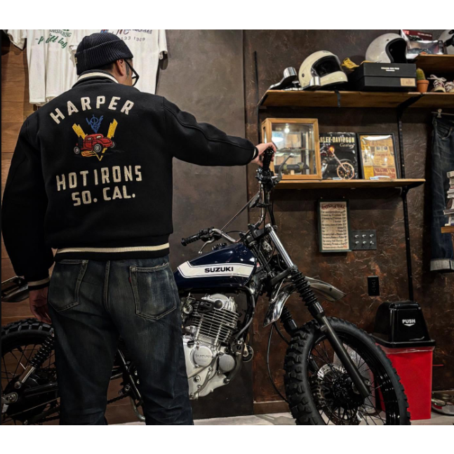 40S “Harper Hot Irons＂ Speed Bug Jacket 超速夾克 羊毛混紡 騎士外套-細節圖6