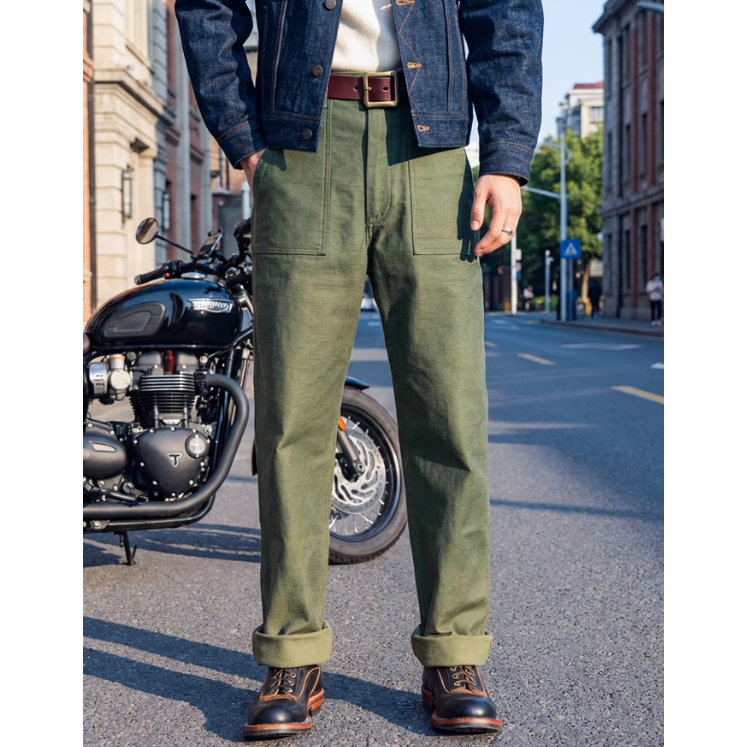 殿堂級復刻 OG-107 15OZ 重磅 USMC 軍褲 復古休閒 美式服飾-細節圖4