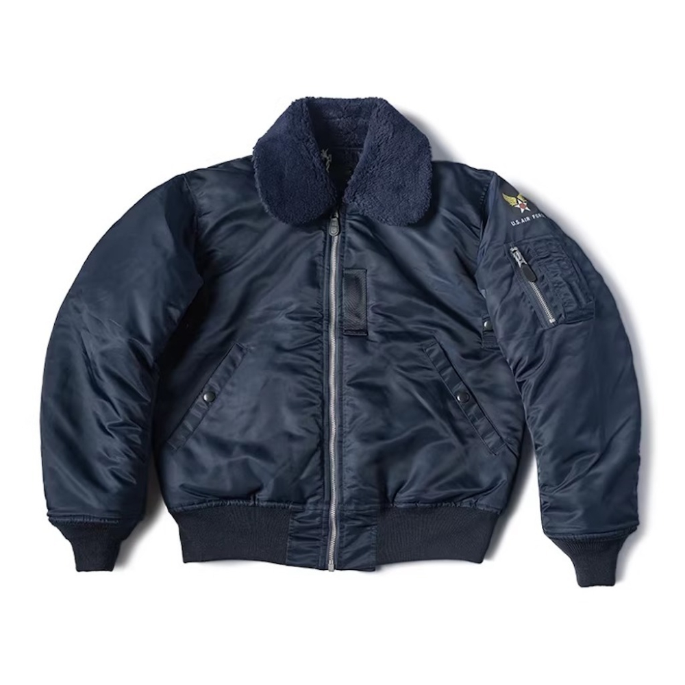 Bronson 復刻 B-15C ARMY AIR FORCE MA1 空軍外套 棒球外套 羊毛領版本-細節圖6