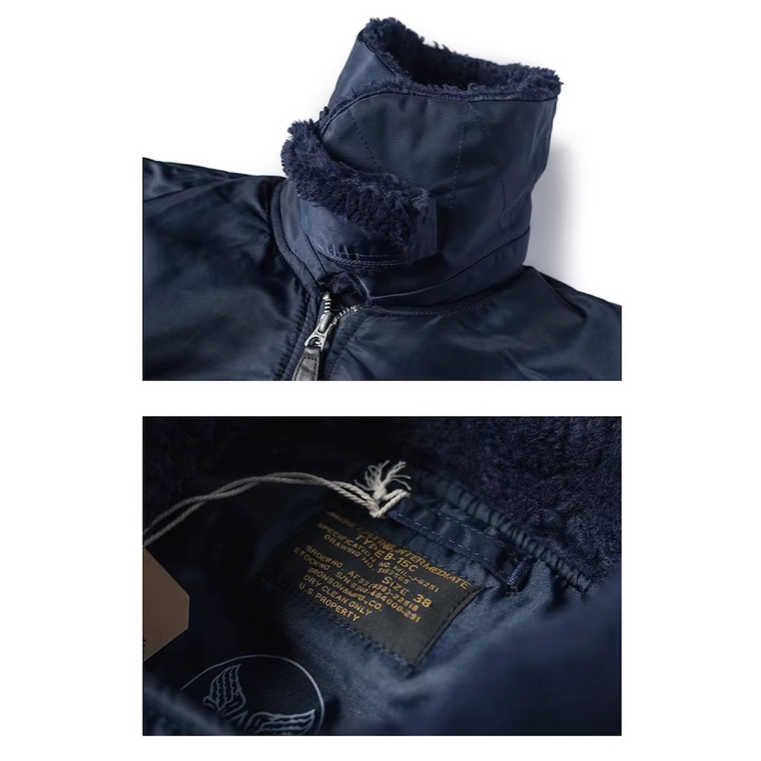 Bronson 復刻 B-15C ARMY AIR FORCE MA1 空軍外套 棒球外套 羊毛領版本-細節圖8