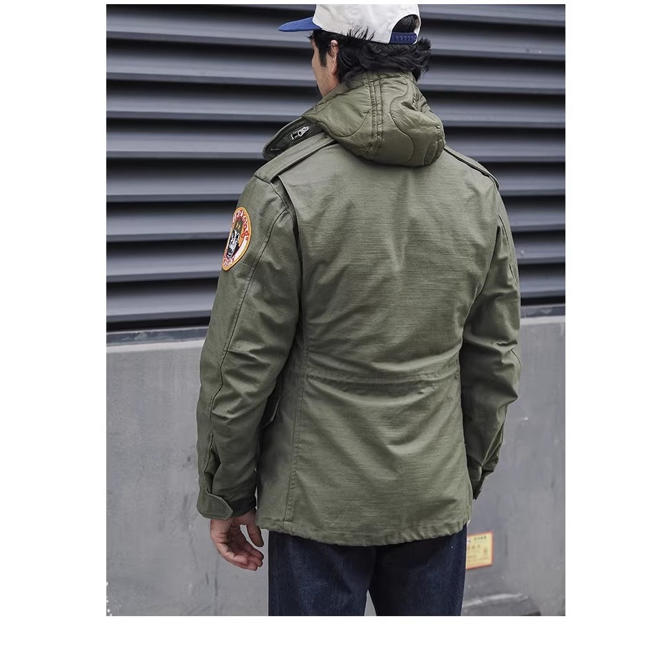 BRONSON M65 野戰夾克 復刻 1969 TALON 10號拉鍊 本製尿素鈕扣 貢緞 KING KONG CO-細節圖5