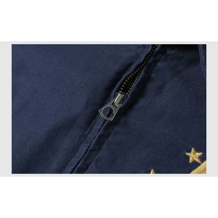 蚊子特攻隊 刺繡夾克 男士工裝外套 美式帆布 田島繡花機 Korean War 6147th TAG. CON. GP-細節圖10