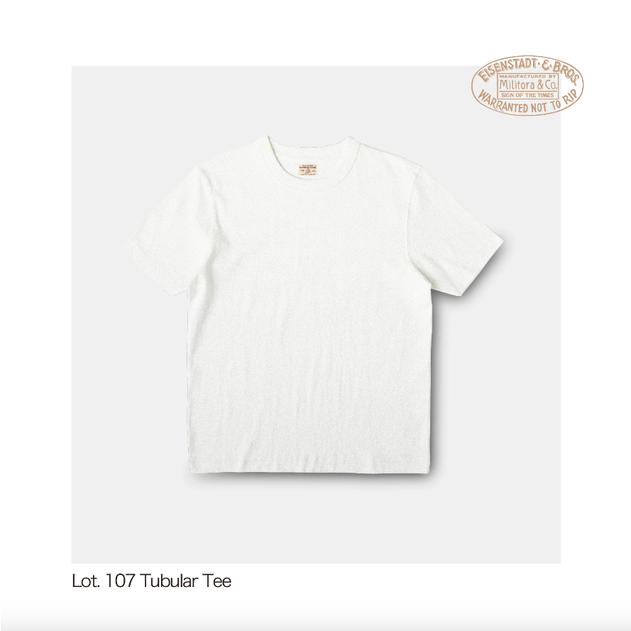 Militora 107 復古 圓筒針織 250g 美國棉 T-shirt 男士 春夏休閒 運動 純色 打底上衣 日常-細節圖4