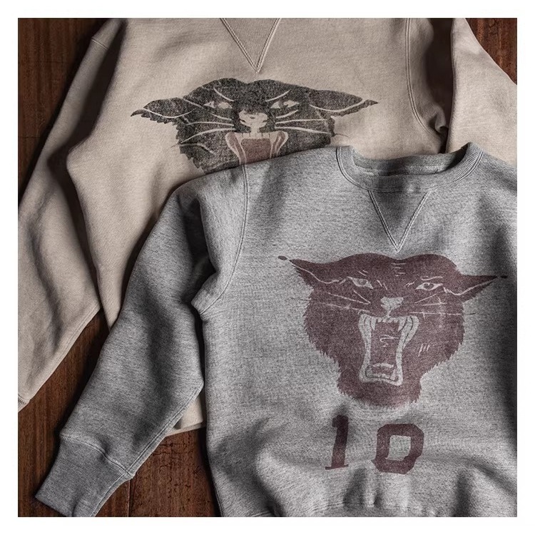 BRONSON 保育團CCC黑豹聯隊 純棉 重磅 衛衣 復古套頭 羅紋領口  650克-細節圖9