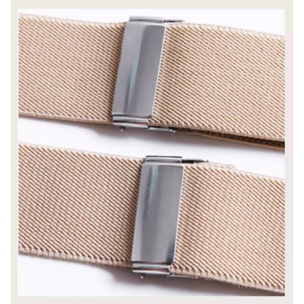 EL CAPITAL 紳士造型 真皮富豪背帶 九色齊全 商用背帶 Y型皮革背帶 寬度35MM 吊帶褲-細節圖4