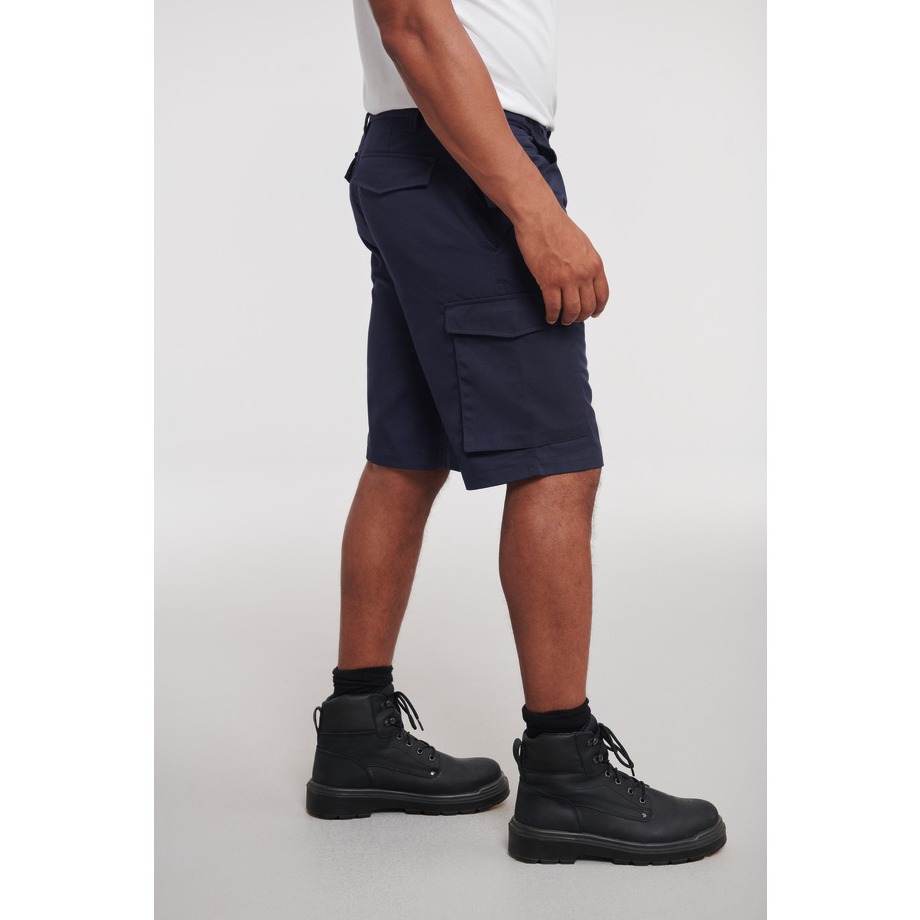 大尺碼必買 腰圍30-48 Russell Athletic 春夏 通勤 休閒 日常工作短褲 工作服-細節圖3