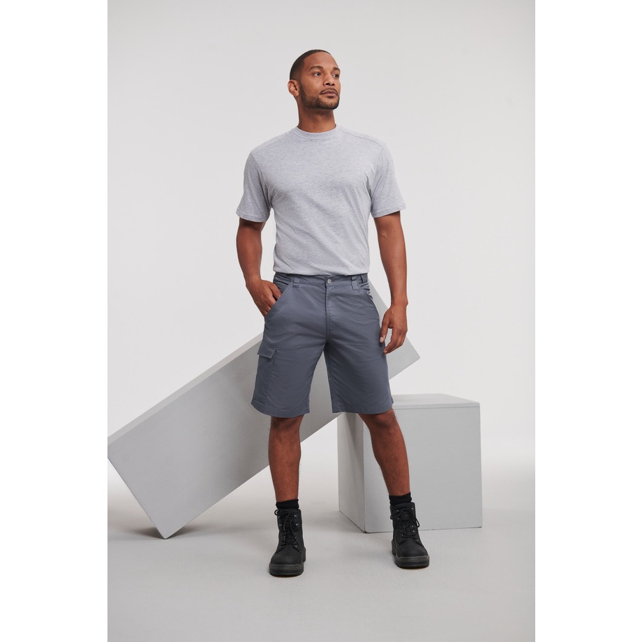 大尺碼必買 腰圍30-48 Russell Athletic 春夏 通勤 休閒 日常工作短褲 工作服-細節圖6