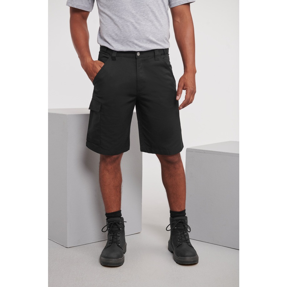 大尺碼必買 腰圍30-48 Russell Athletic 春夏 通勤 休閒 日常工作短褲 工作服-細節圖7