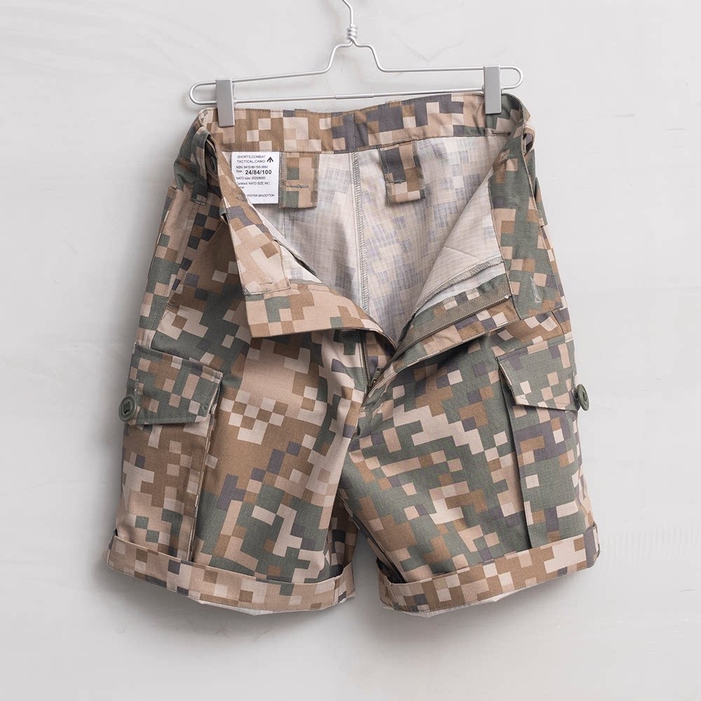 STYLE S95  MC CAMO BDU US ARMY 軍短褲 戰鬥短褲 戰術短褲 軍規拉鍊 高士線-細節圖3