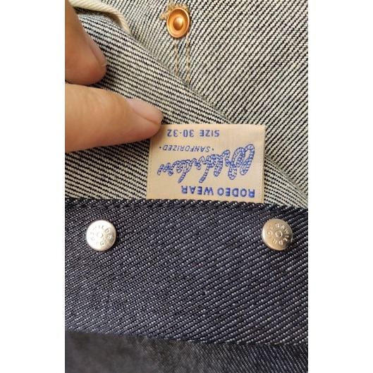 1947 prototype 11MW 原型款 100% COTTON LEFT HAND TWILL 未預縮-細節圖6