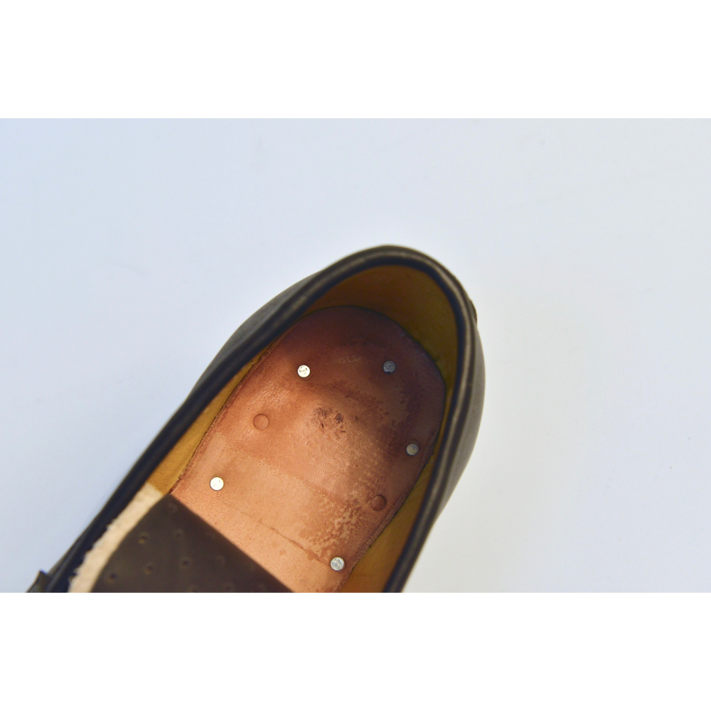 全固特異 LOAFER  樂福鞋 工裝皮鞋 一腳凳 手工製作-細節圖3