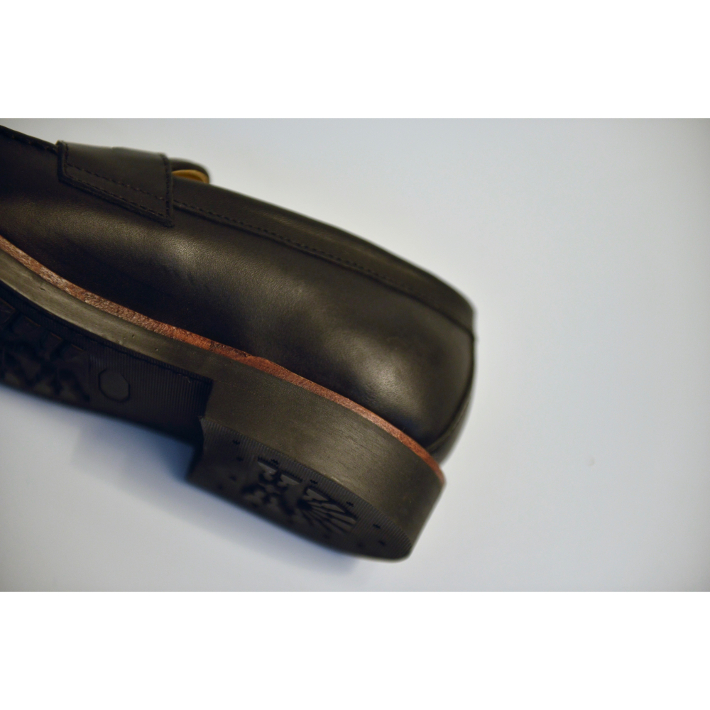 全固特異 LOAFER  樂福鞋 工裝皮鞋 一腳凳 手工製作-細節圖4