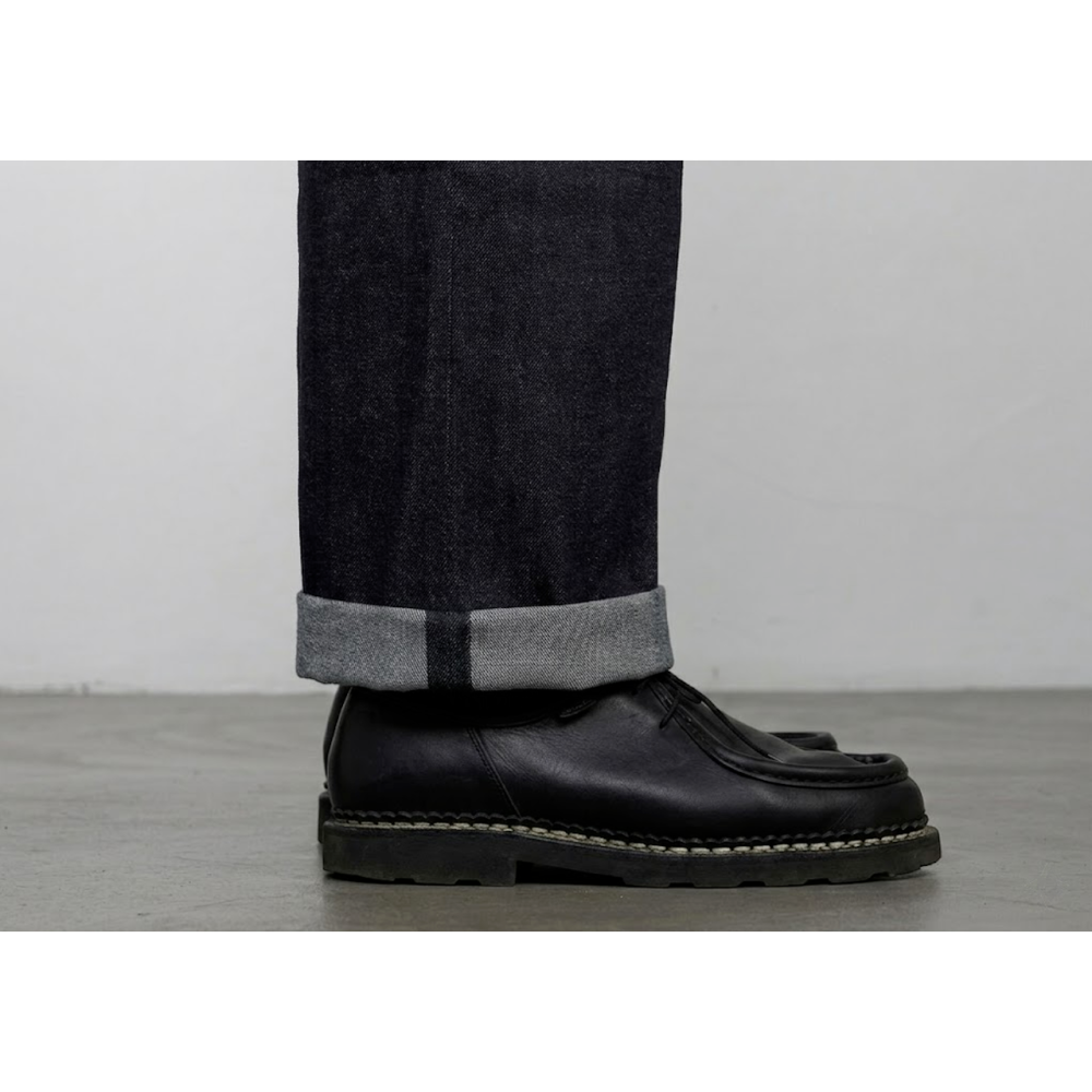 26ss Militora 826w 磨毛感 毛羽豐富 高訂牛仔褲 闊腿 美式復古 單寧牛仔 12oz-細節圖3