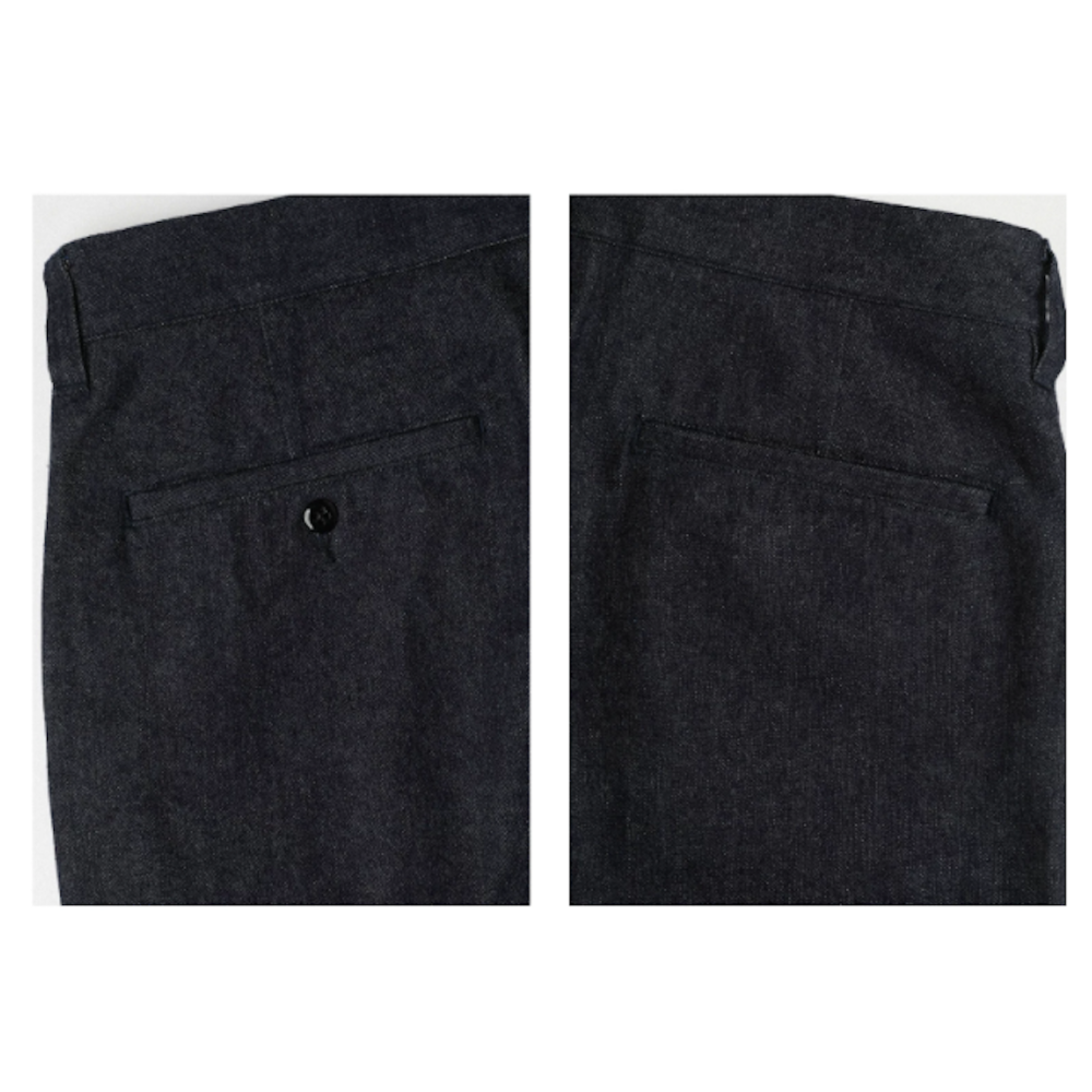 26ss Militora 826w 磨毛感 毛羽豐富 高訂牛仔褲 闊腿 美式復古 單寧牛仔 12oz-細節圖7