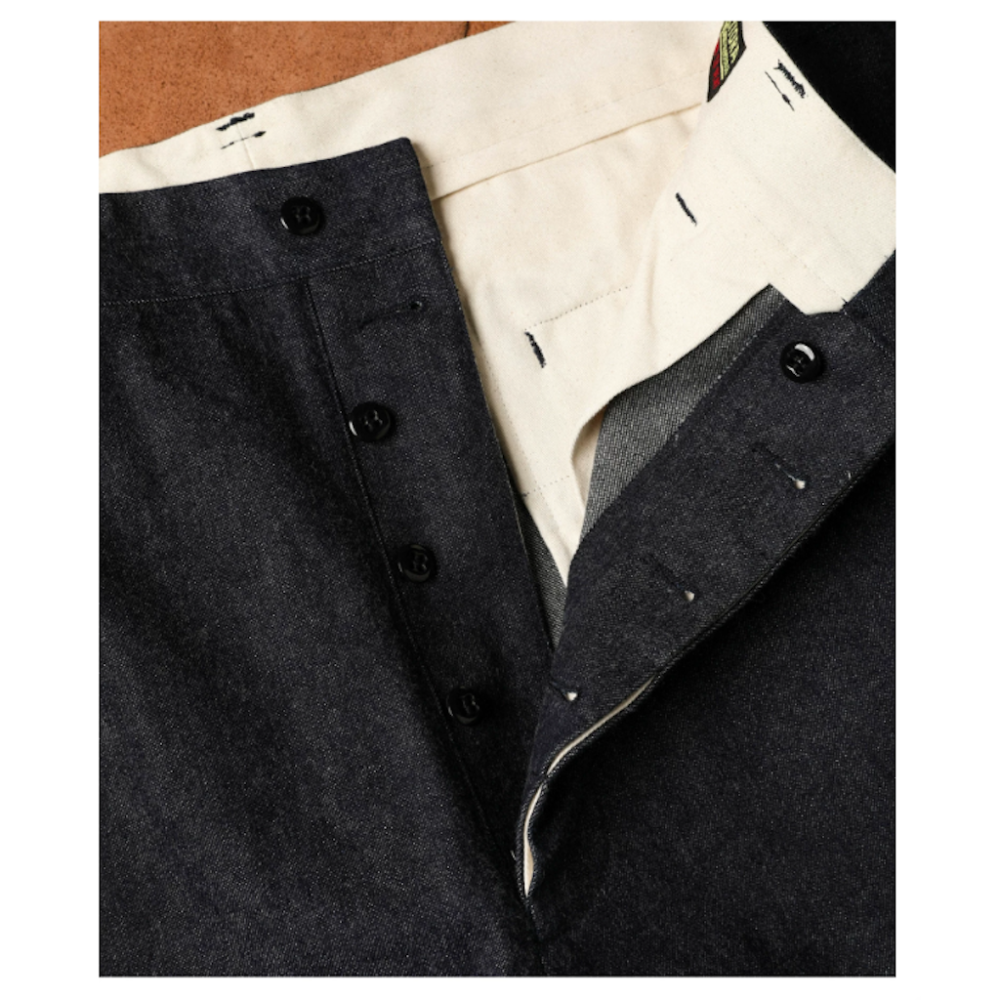 26ss Militora 826w 磨毛感 毛羽豐富 高訂牛仔褲 闊腿 美式復古 單寧牛仔 12oz-細節圖8