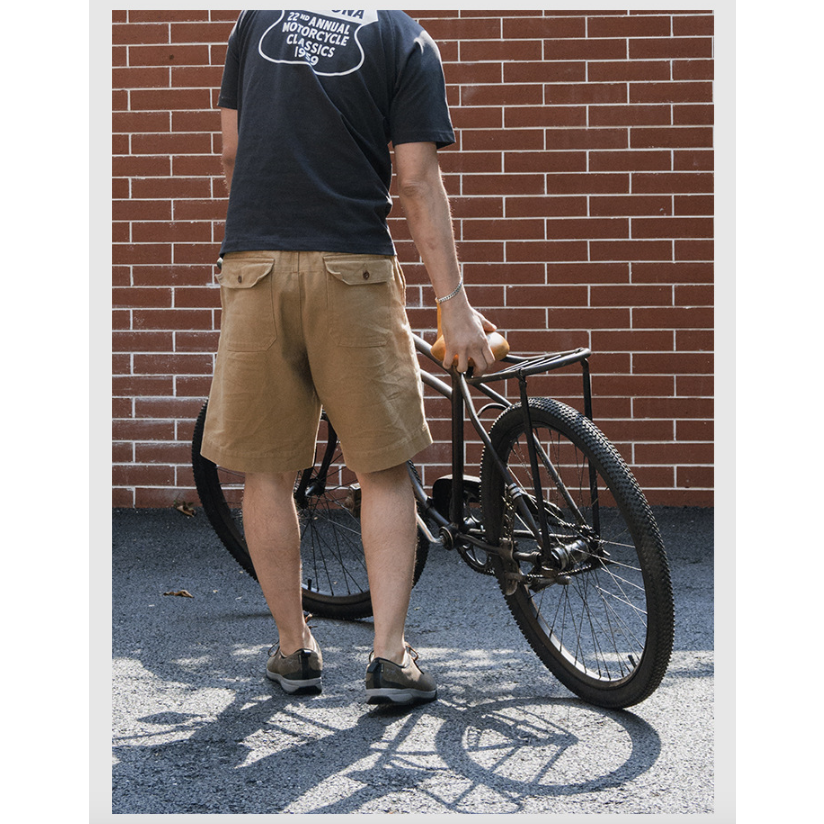 NON STOCK 復刻 法軍40s-50s 重磅摩托車短褲 Dispatch motorcycle pants免腰帶-細節圖4