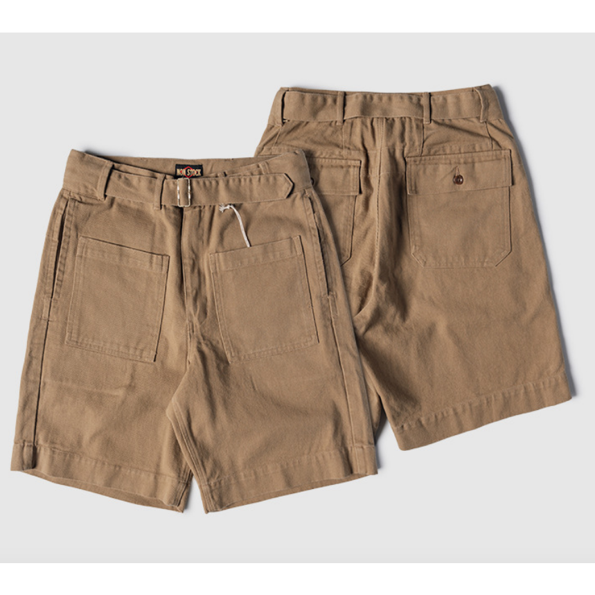 NON STOCK 復刻 法軍40s-50s 重磅摩托車短褲 Dispatch motorcycle pants免腰帶-細節圖7