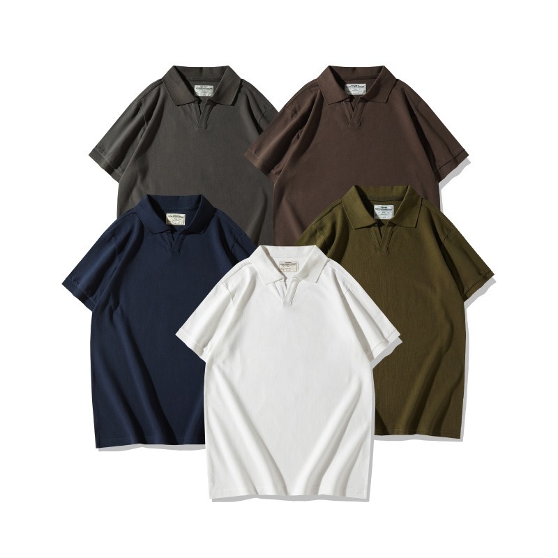 26SS 義式經典 海鷗領 POLO 衫 經典領 老錢風 高爾夫球衫 純色-細節圖7