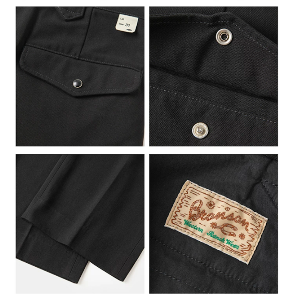 BRONSON 復刻 FRISCO 西部 11oz bolero 褲子 mariachi 音樂家長褲 rock bil-細節圖8