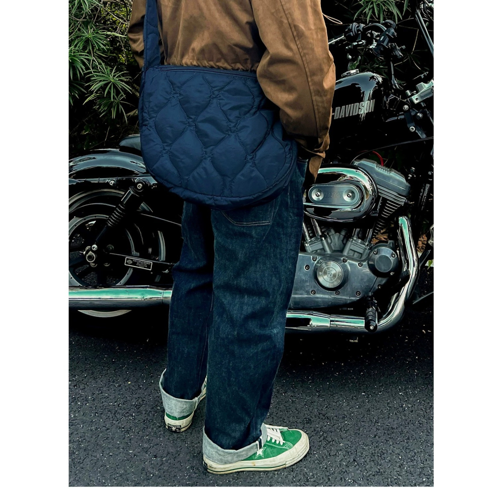 飛行背包菱縫 機車包  騎士背包 頭盔包 男女 上學 雙面 M65 LINER 側背包 跨包-細節圖8
