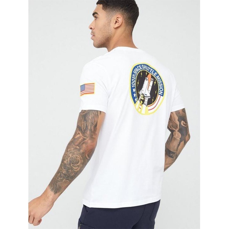 SPACEX NASA T-shirt 上衣 領航員 太空梭 210克 100%純棉 美版 街頭服飾-細節圖2