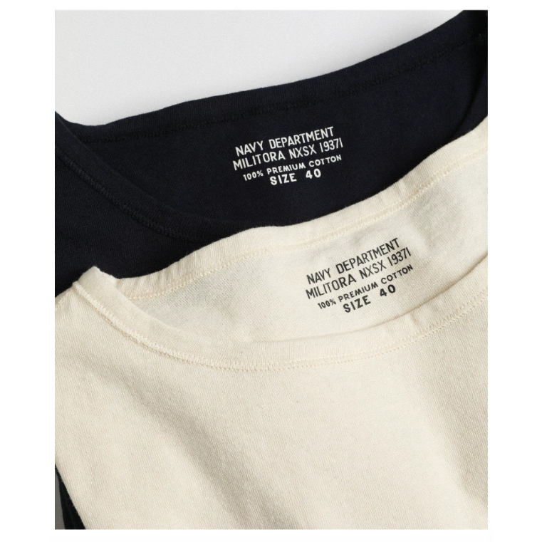 MILITORA103 夏季的高定素T 復古 美式 圓領 T-SHIRT 純棉 輕薄 寬鬆 不黏 舒適-細節圖2