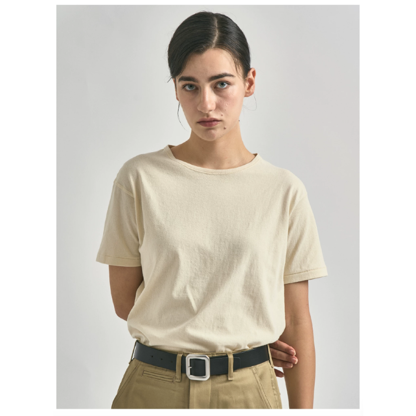 MILITORA103 夏季的高定素T 復古 美式 圓領 T-SHIRT 純棉 輕薄 寬鬆 不黏 舒適-細節圖5