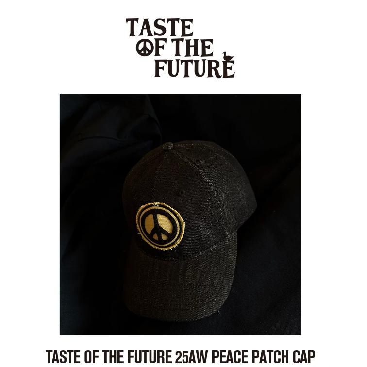 TASTE OF THE FUTURE  和平 反戰 原色牛仔帽 養牛穿搭 棒球帽-細節圖6