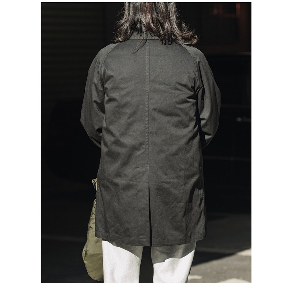 NON STOCK  戰壕風衣 trench 風衣 插肩袖 偵探夾克 歐洲必備 RAIN COAT-細節圖6
