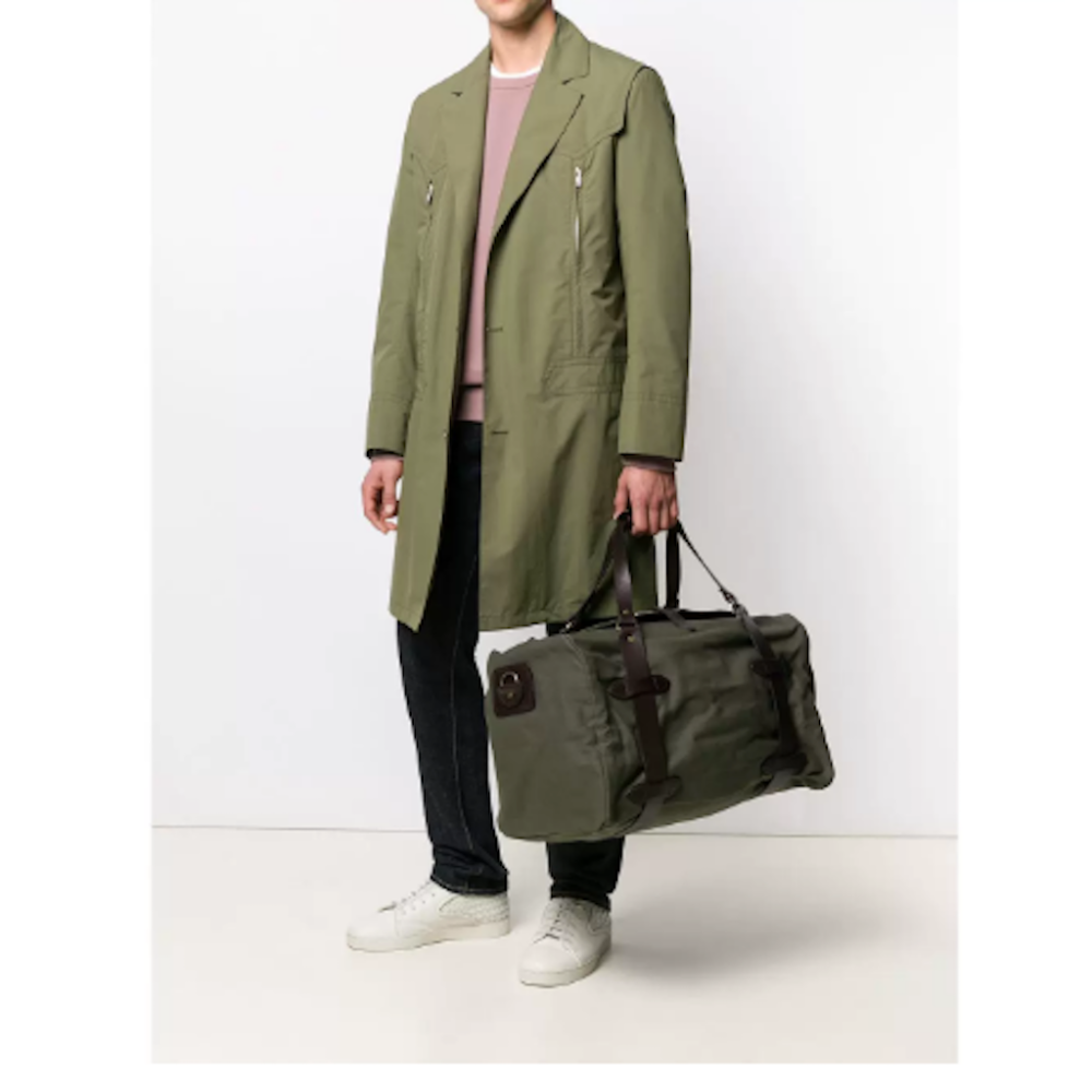 22oz 斜布紋 旅行包 RUGGED TWILL DUFFLE BAG 黃銅 220 222 325-細節圖7
