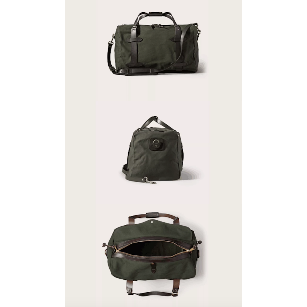 22oz 斜布紋 旅行包 RUGGED TWILL DUFFLE BAG 黃銅 220 222 325-細節圖10