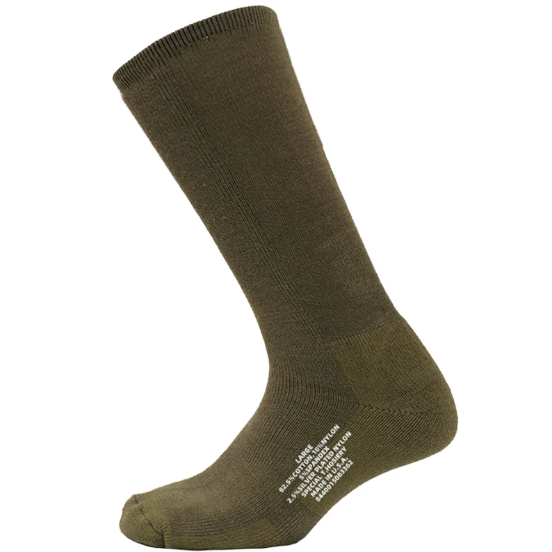美國代購 公發美版 美國陸軍 X-Static 銀離子 戰術襪 Military Sock OD Size 六雙一組-細節圖3